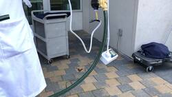 Doctor makes simple ventilator with basic supplies News Clip