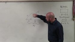 How to find the area of a parallelogram using the pythagorean theorem Instructional Video