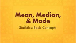 Mean, Median, and Mode Instructional Video