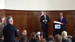 Nigel Farage holds a press conference after Reform UK pass the Conservatives in one poll News Clip