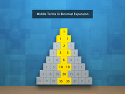 Middle Term in Binomial Expansion Instructional Video