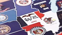 Iowa from USA States Stock Footage