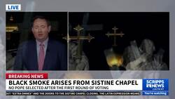After a first round of black smoke, what happens next in the Vatican conclave? News Clip