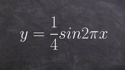How to Determine the Period and Amplitude of a Trigonometric Graph Instructional Video