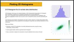 Data Analytics using Python Visualizations - Plotting 2D Histograms Instructional Video
