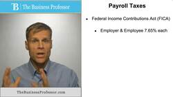Payroll taxes Instructional Video