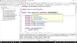 Java for Beginners with Hands-On Program and Capstone Project - Serialize and save Book Entity in the file Instructional Video