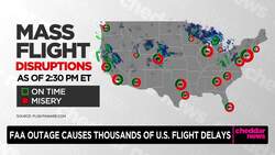 Systemwide FAA Outage Caused Thousands of Flight Delays News Clip