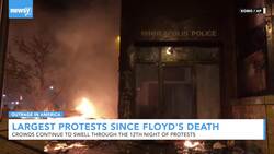 Protests Draw Largest Crowds Since George Floyd's Death News Clip