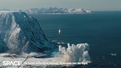 The Moment When Isar Aerospace's 1st Spectrum Rocket As It Crashes And Explodes After Launch Instructional Video