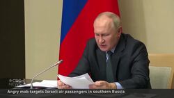 Mob storms Russian airport looking for Israeli air passengers News Clip