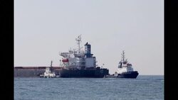 CLEAN : FILE PHOTO: M/V Glory, cargo vessel grounded in Suez Canal News Clip