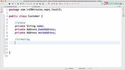 Learn Java from Scratch - A Beginner's Guide - Step 05 - Understanding Object Composition with Customer Address Example Instructional Video