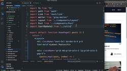 Next.js from Development to Deployment - Sort Posts By Date Instructional Video