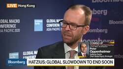 Global Growth Moving Closer to 3.5% for 2020: Goldman Sachs’s Hatzius News Clip