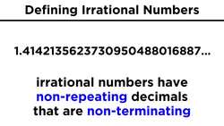 What are the Types of Numbers? Real vs. Imaginary, Rational vs. Irrational Instructional Video