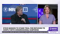 Trial Expected To Begin For Ex-Trump Adviser Steve Bannon News Clip