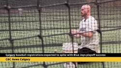 Calgary baseball registrations expected to spike with Blue Jays playoff success News Clip