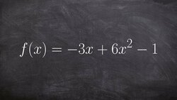 Determine end behavior of a polynomial Instructional Video