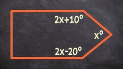 Using the interior angle sum theorem for finding x of a pentagon Instructional Video
