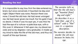 Reading 'The Tell-Tale Heart' Instructional Video