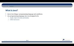Complete Java SE 8 Developer Bootcamp - The Features of the Java Programming Language Instructional Video