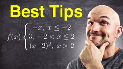 3 Tips for Graphing Piecewise Functions Instructional Video