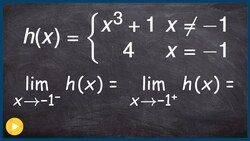 Evaluating the limit of a piecewise function when there is a hole Instructional Video