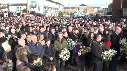 UK: Remembrance walk for those killed and injured on 50th anniversary of Bloody Sunday News Clip