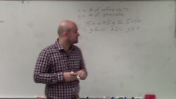 How to solve a word problem for linear programming Instructional Video