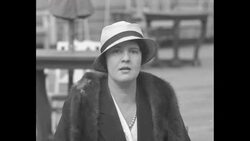 US journalist Dorothy Thompson, wife of novelist Sinclair Lewis, arrives in New York upon her return from Germany News Clip