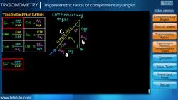 Understanding Complementary Angles and Trigonometric Ratios Instructional Video