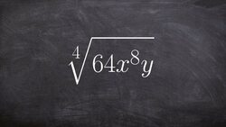 Simplifying a radical expression by using product rule Instructional Video