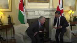 King Abdullah II of Jordan meets Rishi Sunak News Clip