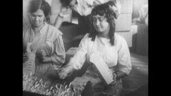 Women and Children Working on Mass Production Lines, USA, 1900s Stock Footage