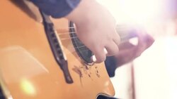 Guitar player Stock Footage