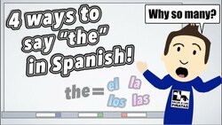 How to say "The" in Spanish Instructional Video