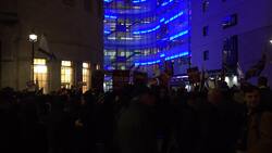 Protest held outside BBC's London HQ over perceived antisemitic coverage News Clip