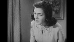1950s: Wife speaks Stock Footage