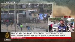 Rafah crossing: Palestinians rush to get relief supplies News Clip