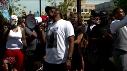 Crowds sing Amazing Grace in memory of George Floyd News Clip