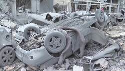 Aftermath of Israeli Rocket Attacks in Gaza Strip News Clip