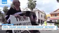 President Trump Retweets Video Of Supporter Shouting 'White Power' News Clip
