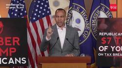 "Chaos, Cruelty & Corruption!”: Hakeem Jeffries' Blistering Attack on Donald Trump’s First 100 Days News Clip
