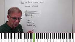 How to Build Major and Minor Chords - Music Theory Instructional Video