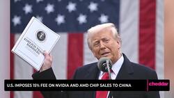 U.S. Imposes 15% Fee on Nvidia and AMD Chip Sales to China News Clip