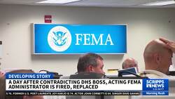 FEMA chief fired one day after stating he doesn't think the agency should be eliminated News Clip