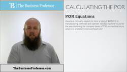 Calculate Predetermined Overhead Rate - Manufacturing Overhead Instructional Video