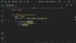 Web Scraping Tutorial with Scrapy and Python for Beginners: Sending Requests and Receiving Responses Instructional Video