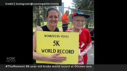 #TheMoment this 96-year-old broke the 5K world record News Clip